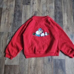 Children's Size 7 Architect  Brand Vintage Ugly Christmas Sweatshirt
